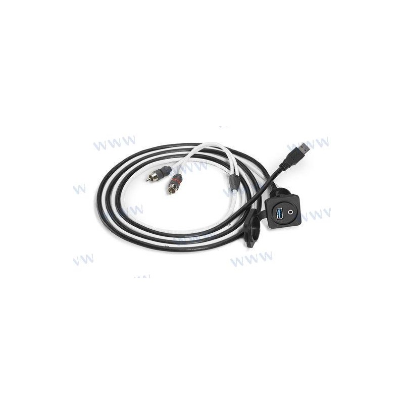 JL AUDIO 3.5MM AUDIO JACK AND USB PORT F
