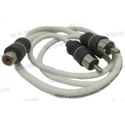 CABLE JLAUDIO "Y" ADAPTADOR 1 HEMBRA A 2