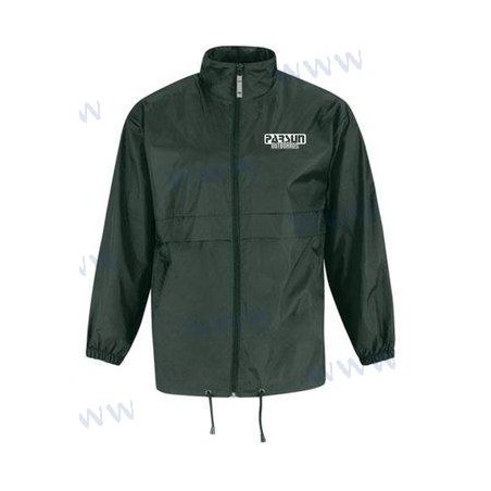CHUBASQUERO AZUL NEGRO "L"