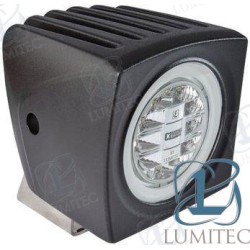 LUZ CUBIERTA NEGRA - BLANCO/ROJO - 63,2X