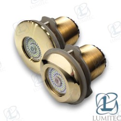 LUZ SUBMARINA BRONCE AZUL/BLANCA