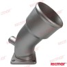 CODO ESCAPE YANMAR 3JH/4JH SERIES INOX