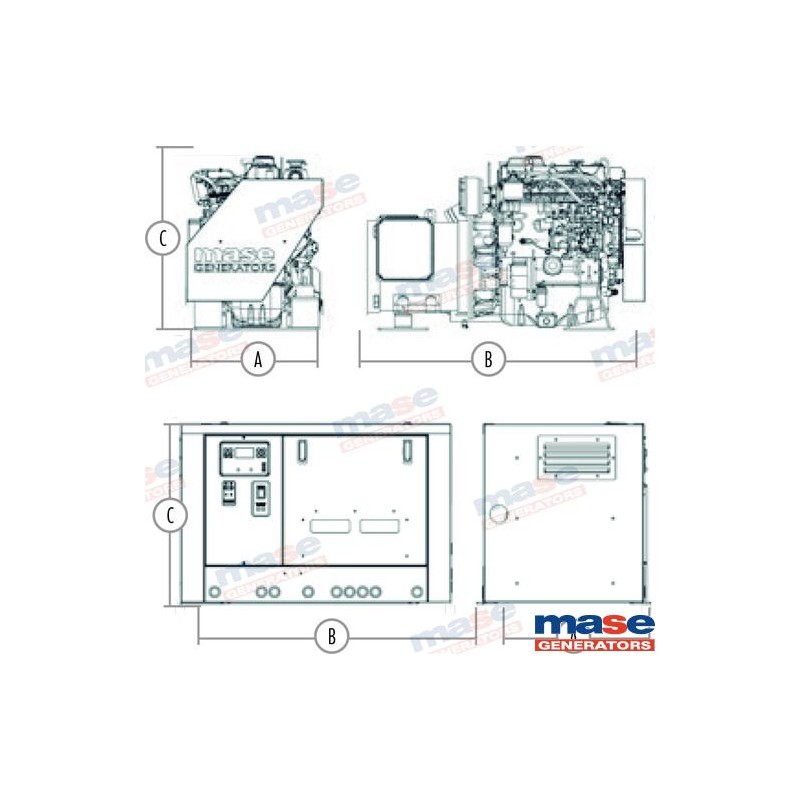 MARINER 3000TS 31KVA 1500RPM TRIFASICO