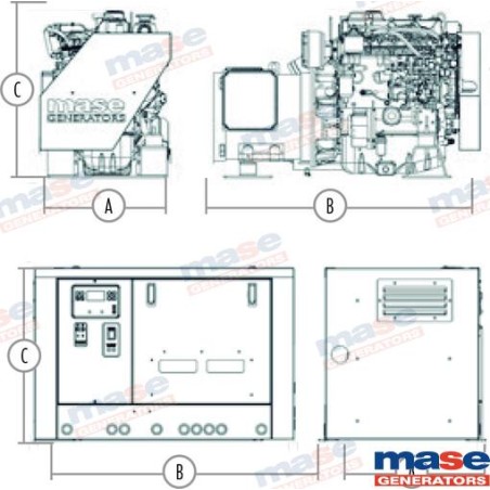 MARINER 3000TS 31KVA 1500RPM TRIFASICO