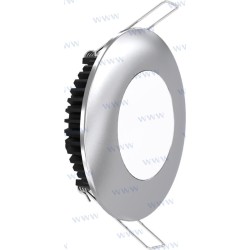 LUZ INTERIOR MATE CROMADA 6 W 600 LUM. 6