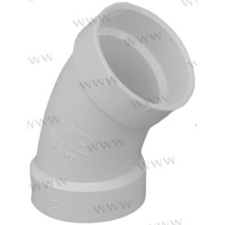 3.00" X 45º CODO (BLANCO)
