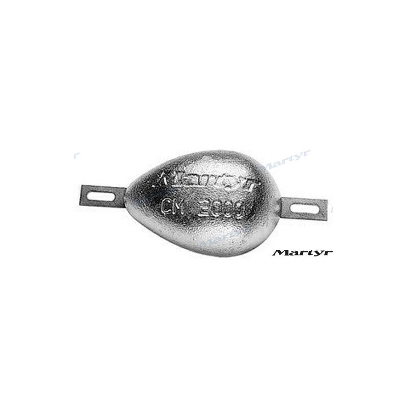 ANODO PEZ C/SOPORTE  147X95 MM
