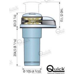 MOLINETE VERTICAL 800W 12V 6 MM