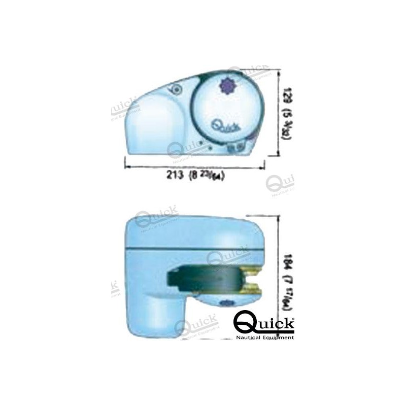 MOLINETE HORIZONTAL 250W 12V 6 MM S/C