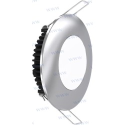 LUZ INTERIOR MATE CROMADA 6 W 600 LUM. 6