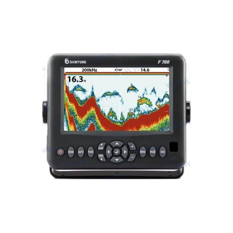 SAMYUNG  F700. DISPLAY COLOR 7". SONDA 5