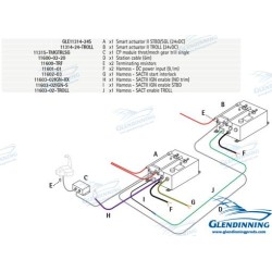 KIT INTRABORDA 1 MOTOR  C/TROLL 24V