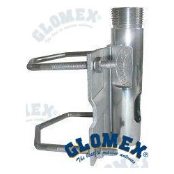 SOPORTE INOX PARA MASTIL-ABRAZADERA