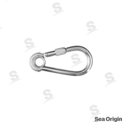 MOSQUETON  INOX 6MM (10)