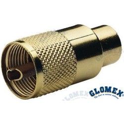 CONECTOR PL259 GOLD PARA RG213