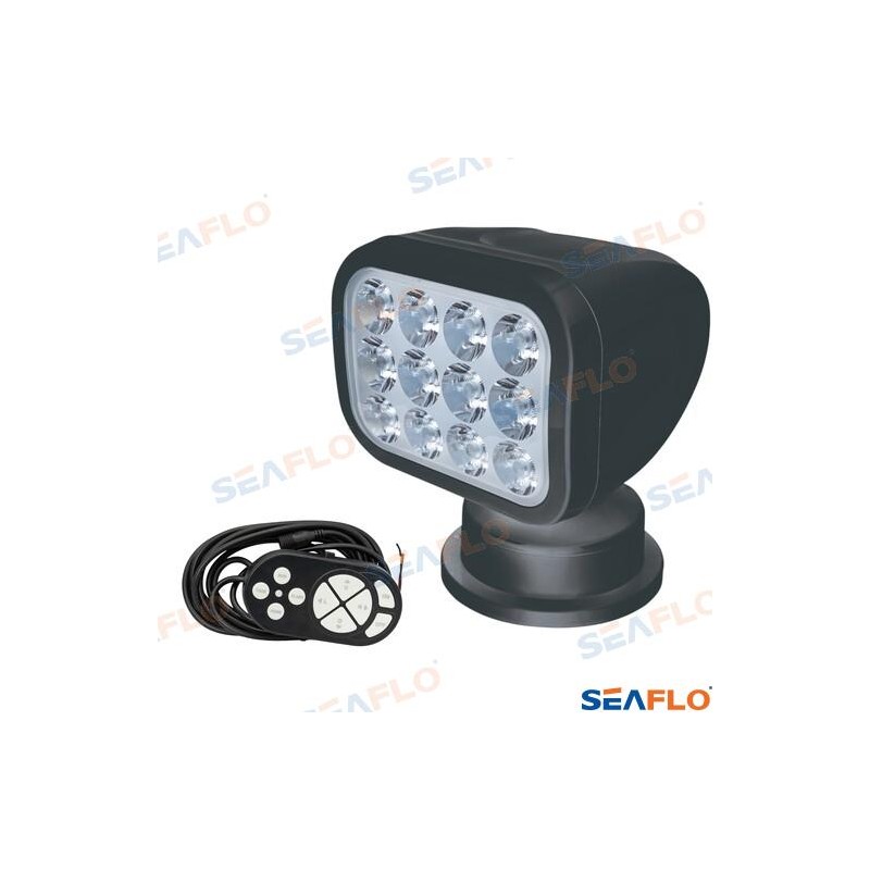 FARO 28W 12/24, NEGRO REMOTO