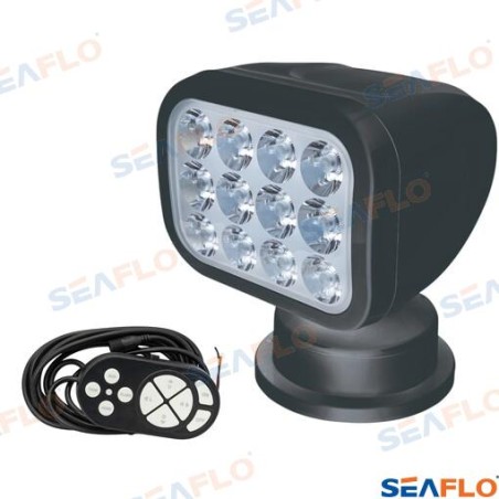FARO 28W 12/24, NEGRO REMOTO