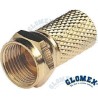 CONECTOR F MACHO GOLD PARA RG6 Y RG59