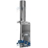 SOPORTE MASTIL EN INOXIDABLE EN "L" - AL