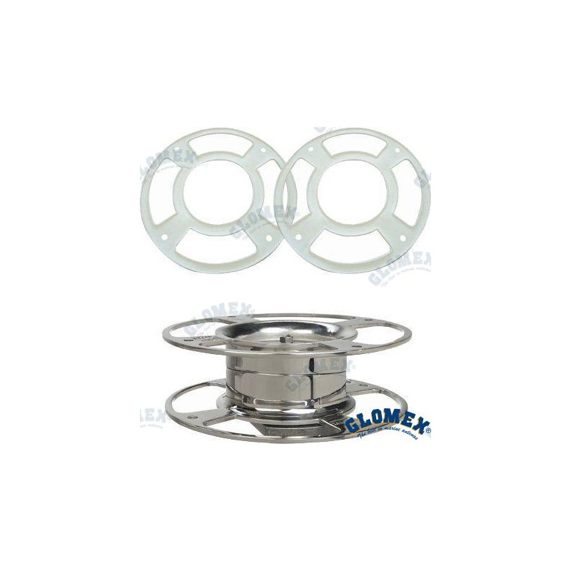 BASE AJUSTABLE 0/5, INOX. PARA ANTENAS T