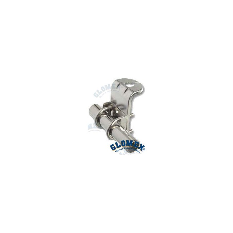 SOPORTE INOX PARA CANDELERO CON ABRAZADE