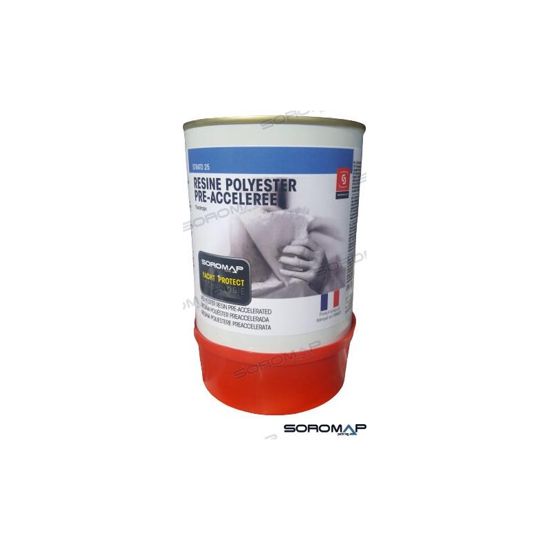 RESINA POLIESTER+CATALIZADOR 750GR.