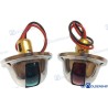 PAR LUCES NAV. VERT.RED.INOX.