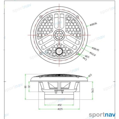 ALTAVOCES BLUETOOTH SPORTNAV SPOH060B