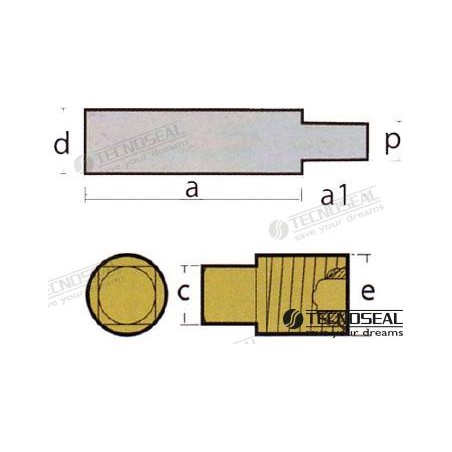 ANODO CATERPILLAR COMPLETO