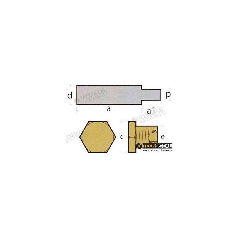 ANODO CATERPILLAR C/TAPON