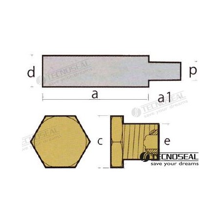 KIT ANODO VM C/TAPON
