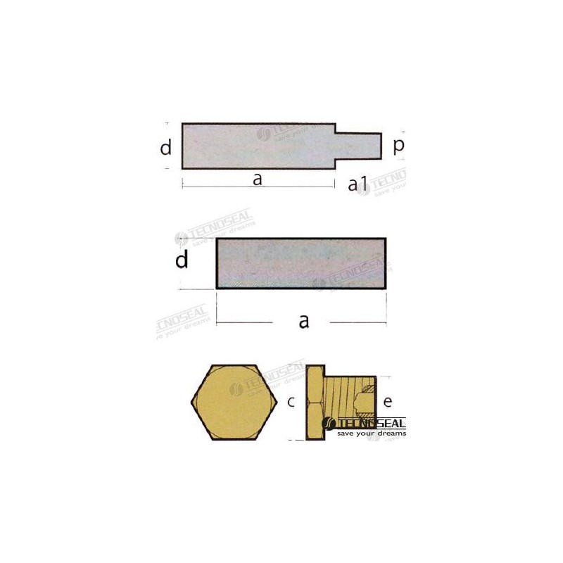KIT ANODO FORD C/TAPON