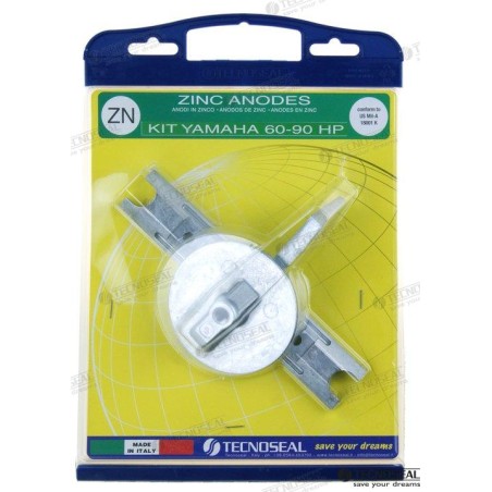 KIT ANODOS ZINC YAMAHA 60-90HP