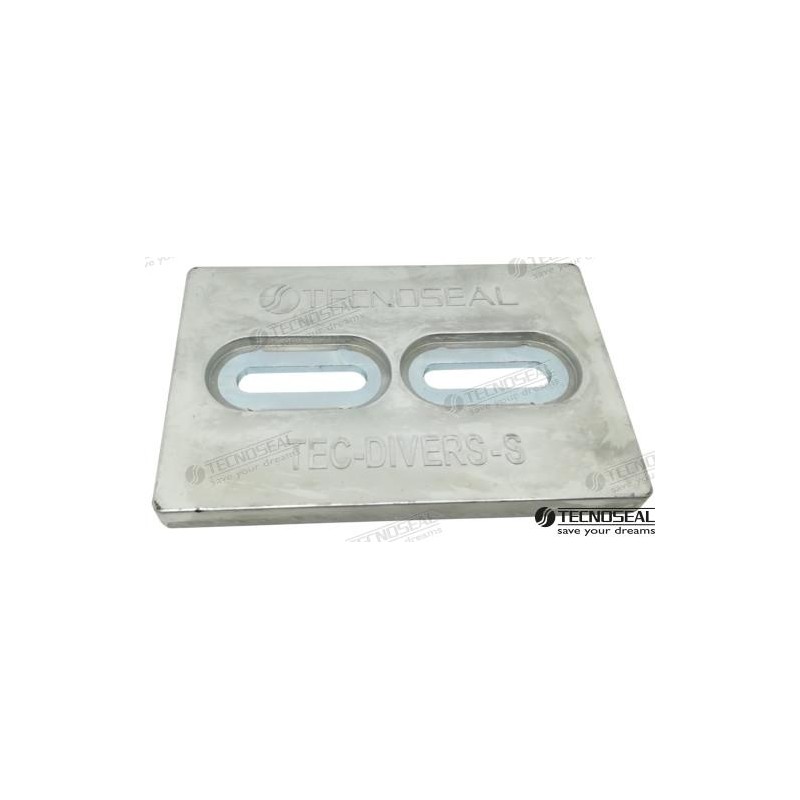ANODO PLACA ZINC 152X102X13MM MINIDIVERS