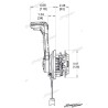 MANDO LATERAL CENTRAL NEGRO C/PARO MOTOR