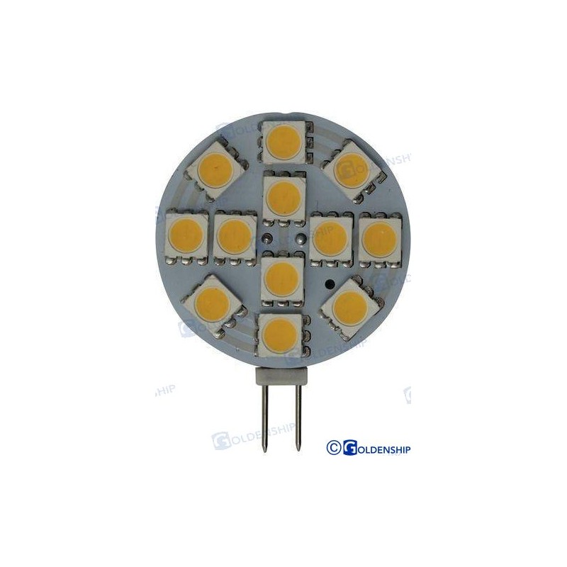 BOMBILLA G4 HORIZONTAL 12 LED 2,2W 12/30