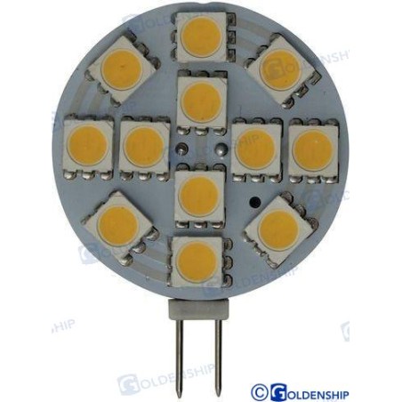 BOMBILLA G4 HORIZONTAL 12 LED 2,2W 12/30