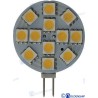 BOMBILLA G4 HORIZONTAL 12 LED 2,2W 12/30