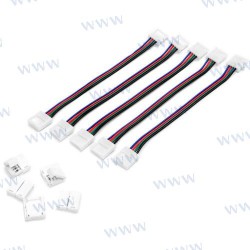 KIT 5 CABLES EMPALME RGB