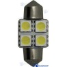 BOMBILLA FESTON 4 LED 1,2W 10/30V