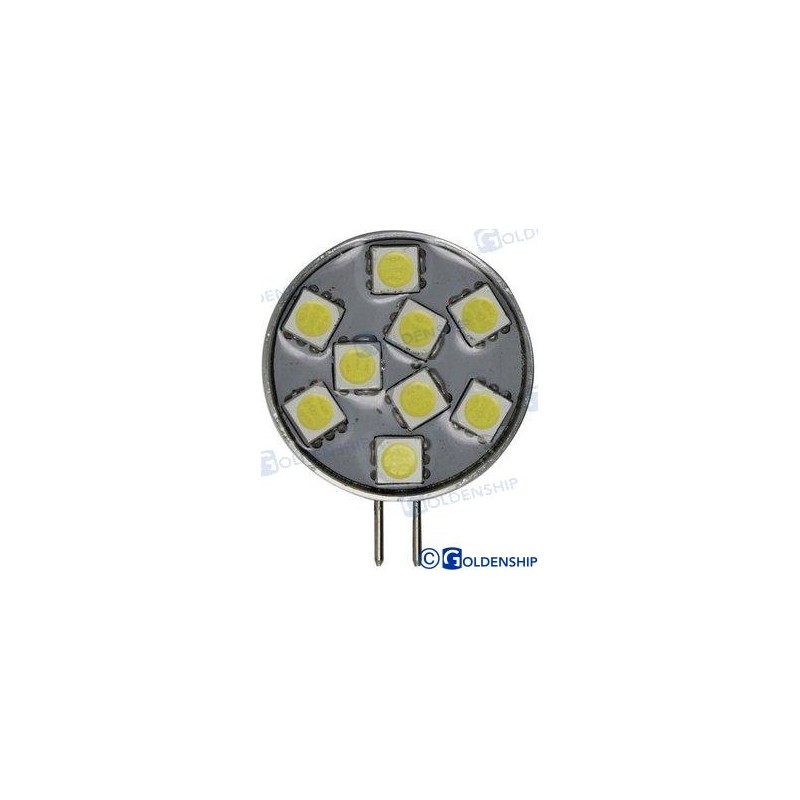 BOMBILLA G4 VERTICAL 9LED 1,8W 10/30V