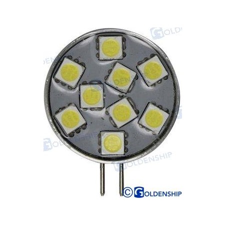 BOMBILLA G4 VERTICAL 9LED 1,8W 10/30V