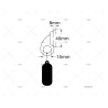 FIJACION DEFENSAS INOX (PAR) MARINE TOWN