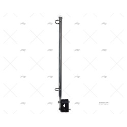 ASTA DE BANDERA INOX SS 304 C/SOPORTE AB