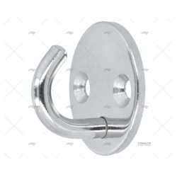 PLATINA REDONDA C/GANCHO INOX SS 304 33M