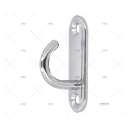 PLATINA C/GANCHO INOX SS 304 60MM