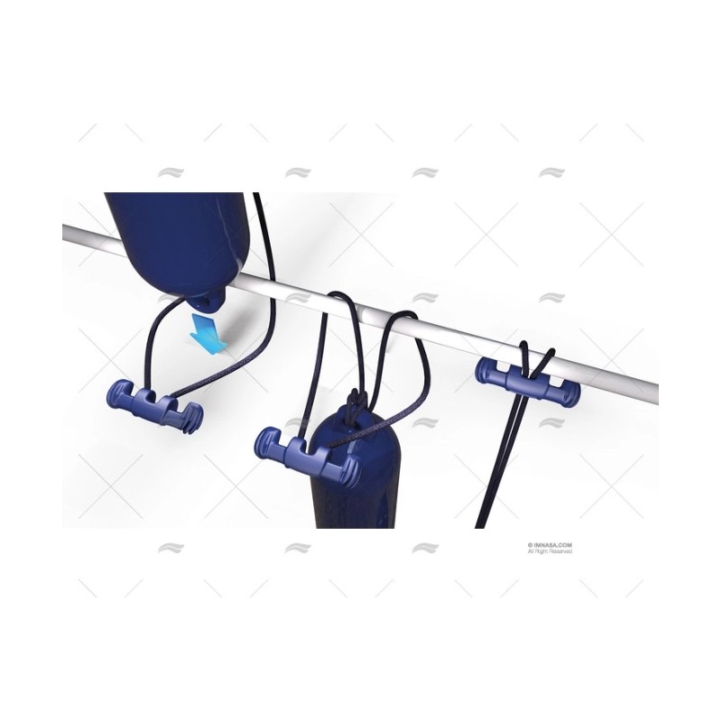 FIJACION DEFENSA SNUBBER AZUL