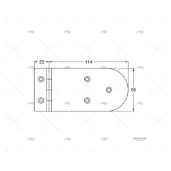 BISAGRA DESMONTABLE 134X65MM BD