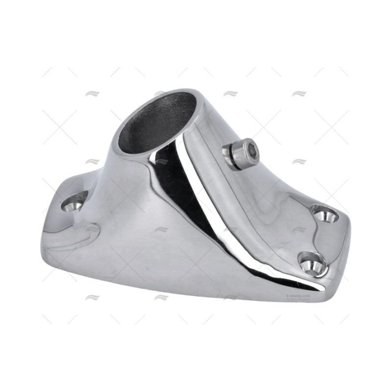 BASE ASTA BANDERA INOX 25MM