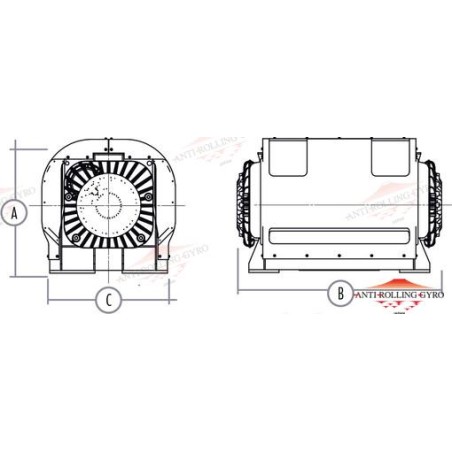 ARG175T ANTI-ROLLING GYRO